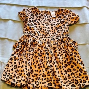 Carter's 2T leopard print dress.